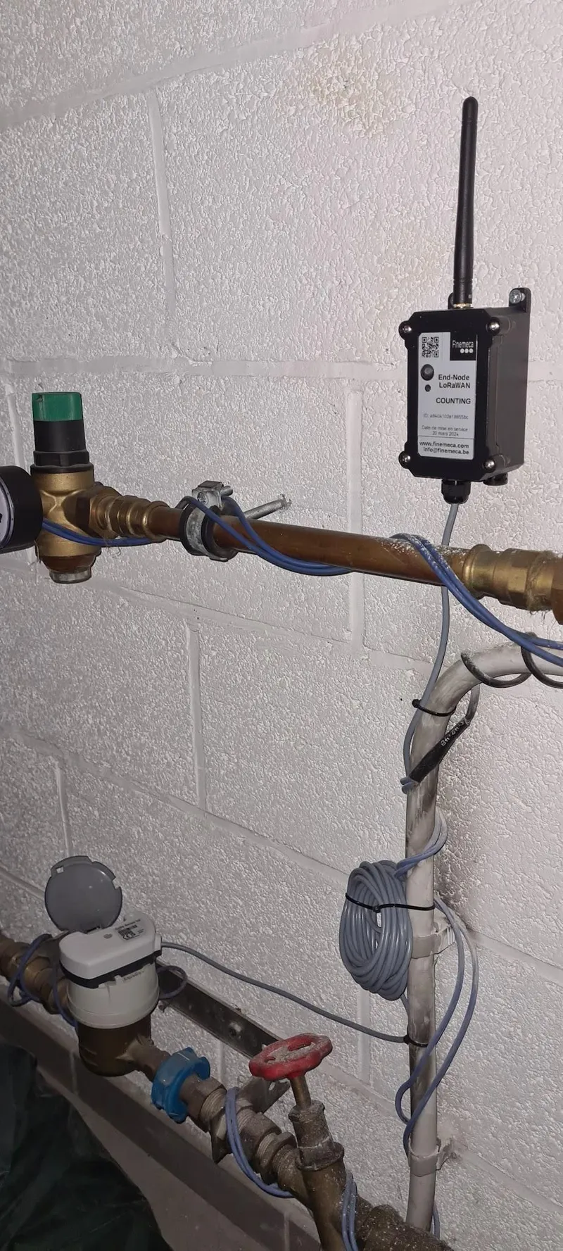 Compteur eau avec device IoT LoRaWAN